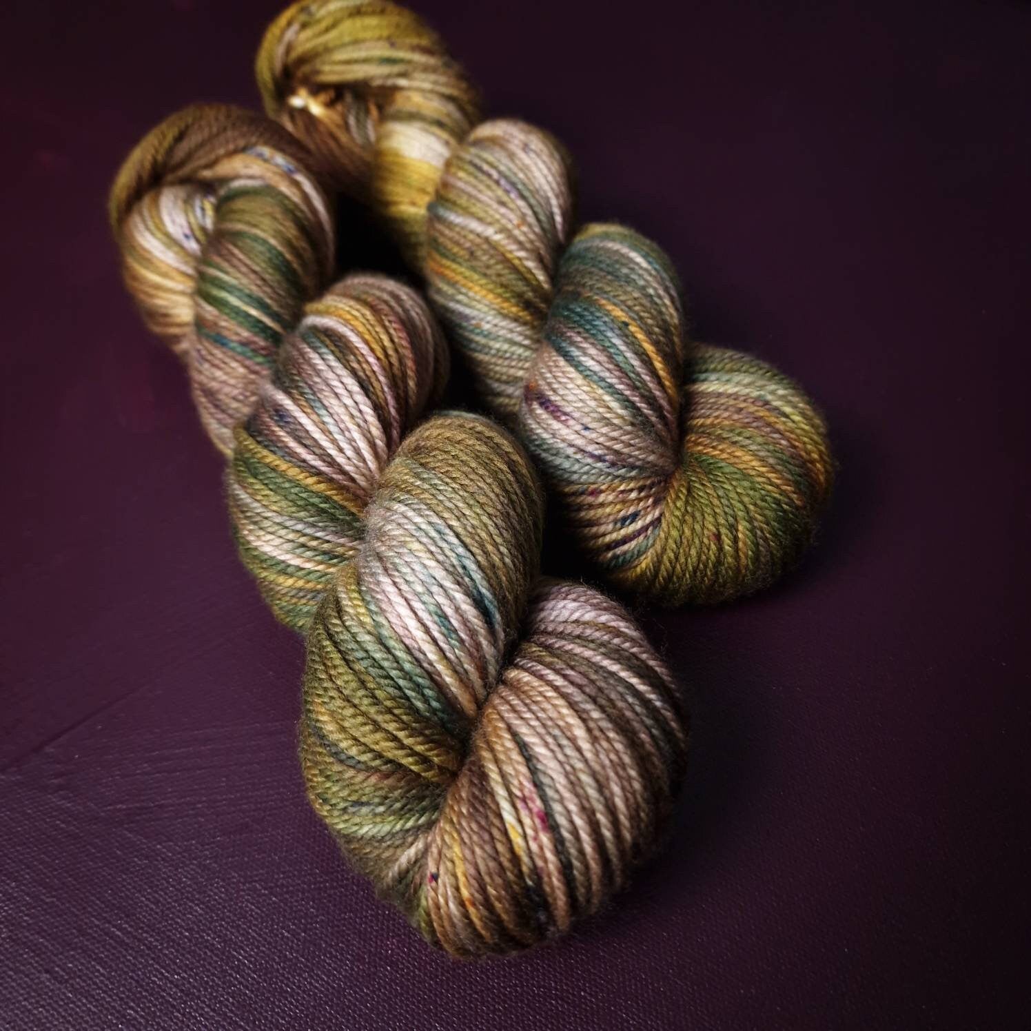 Hand dyed yarn ~ Acorn Bouqet***Dyed to order ~ Sock, Merino Singles, DK, Aran, Mohair Silk