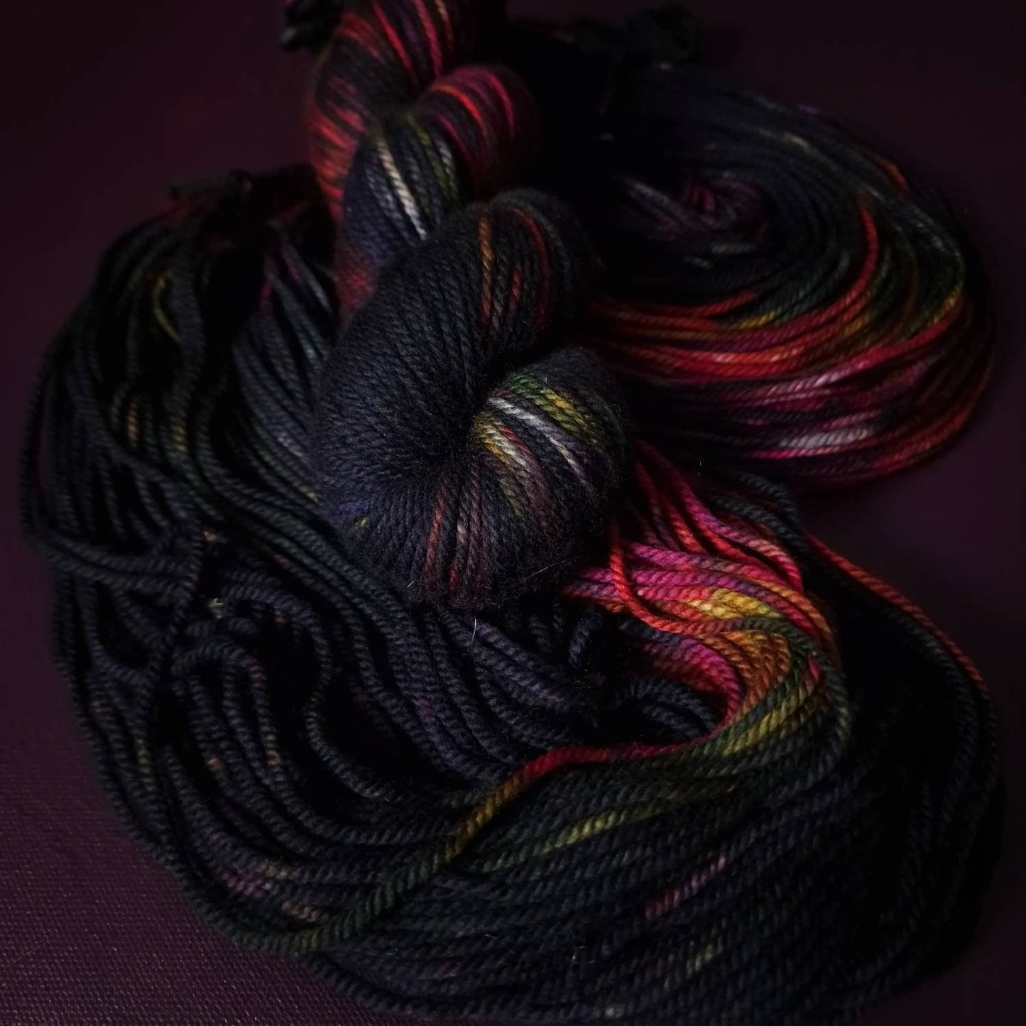 Hand dyed yarn ~ The Clown*** Dyed to order ~ Sock, Merino Singles, DK, Aran, Mohair Silk