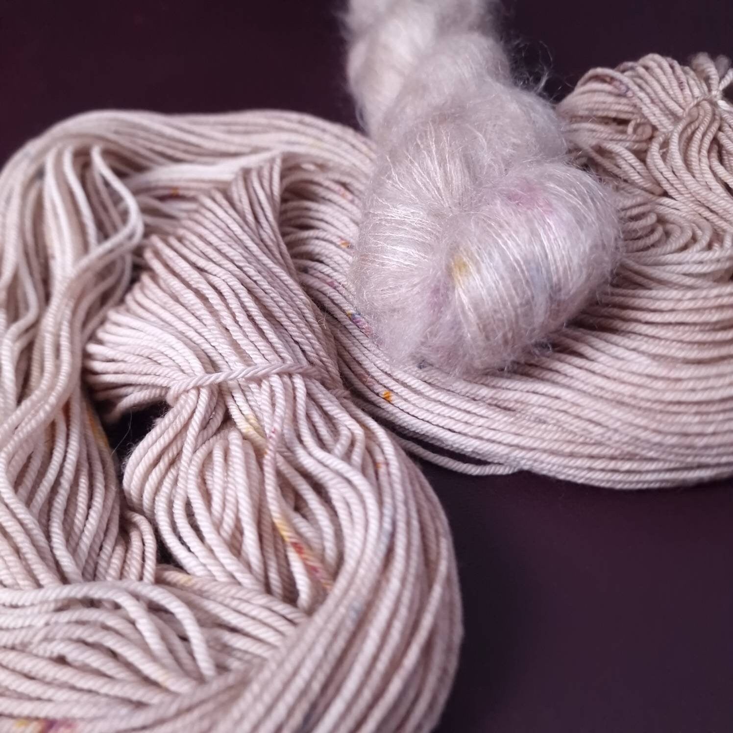 Hand dyed yarn ~ Cotton Candy***Dyed to order ~ Sock, Merino Singles, DK, Aran, Mohair Silk