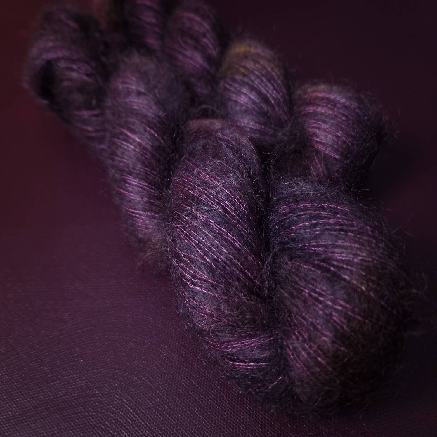 Hand dyed yarn ~ Royal Night***Dyed to order ~  Sock, Merino Singles, DK, Aran, Mohair Silk
