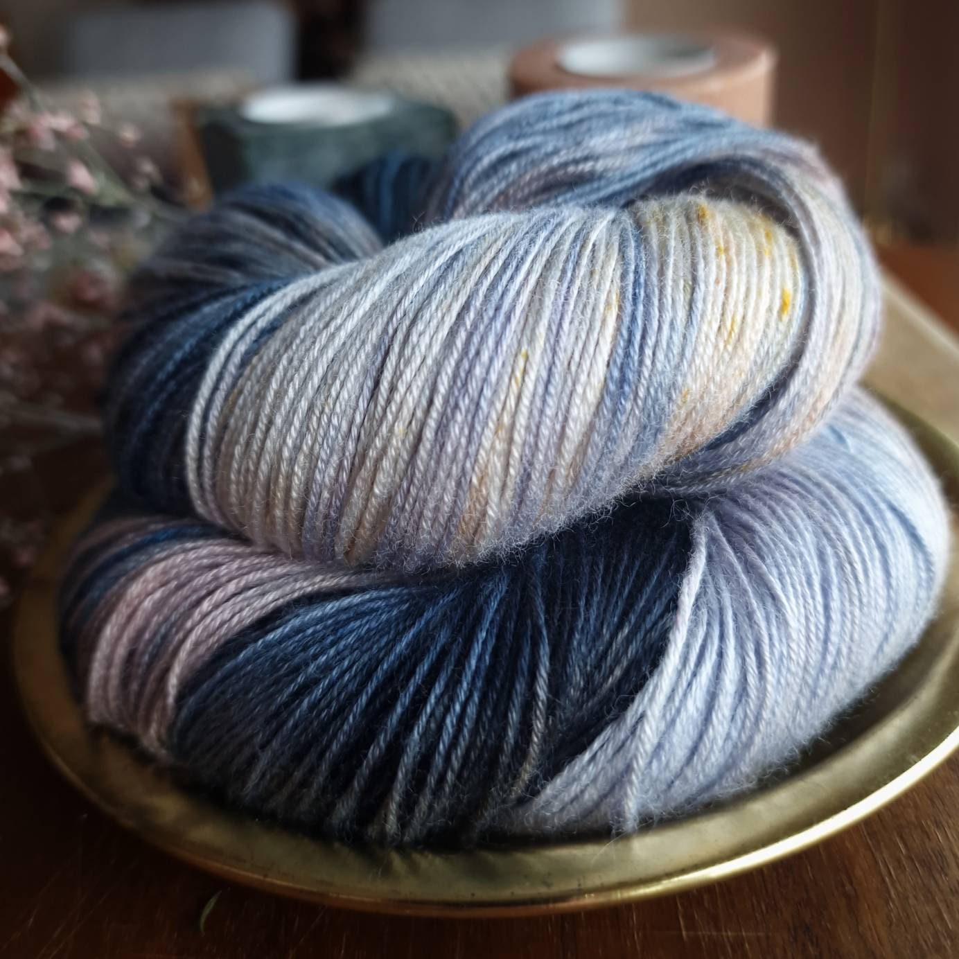 Hand dyed yarn ~ Claude M. Collection ~ Young Girls in a Rowing Boat ***Dyed to order ~ fingering / DK weight tencel OR bamboo yarn