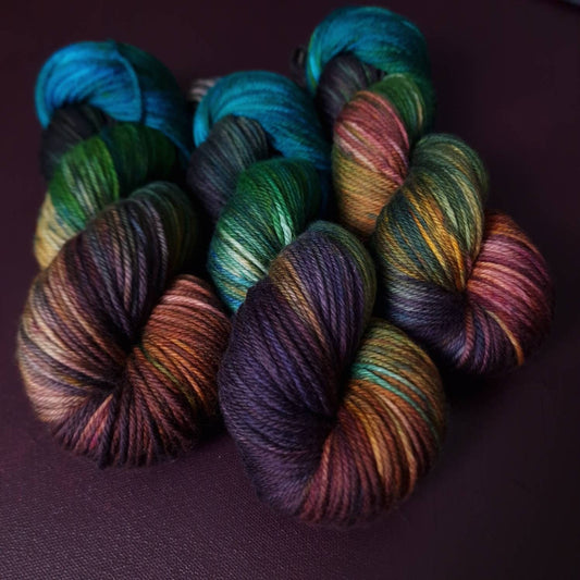 Hand dyed yarn ~ L’Allée des Rosiers***Dyed to order ~ Sock, Golden Sock, Merino Singles, DK, Aran, Mohair Silk