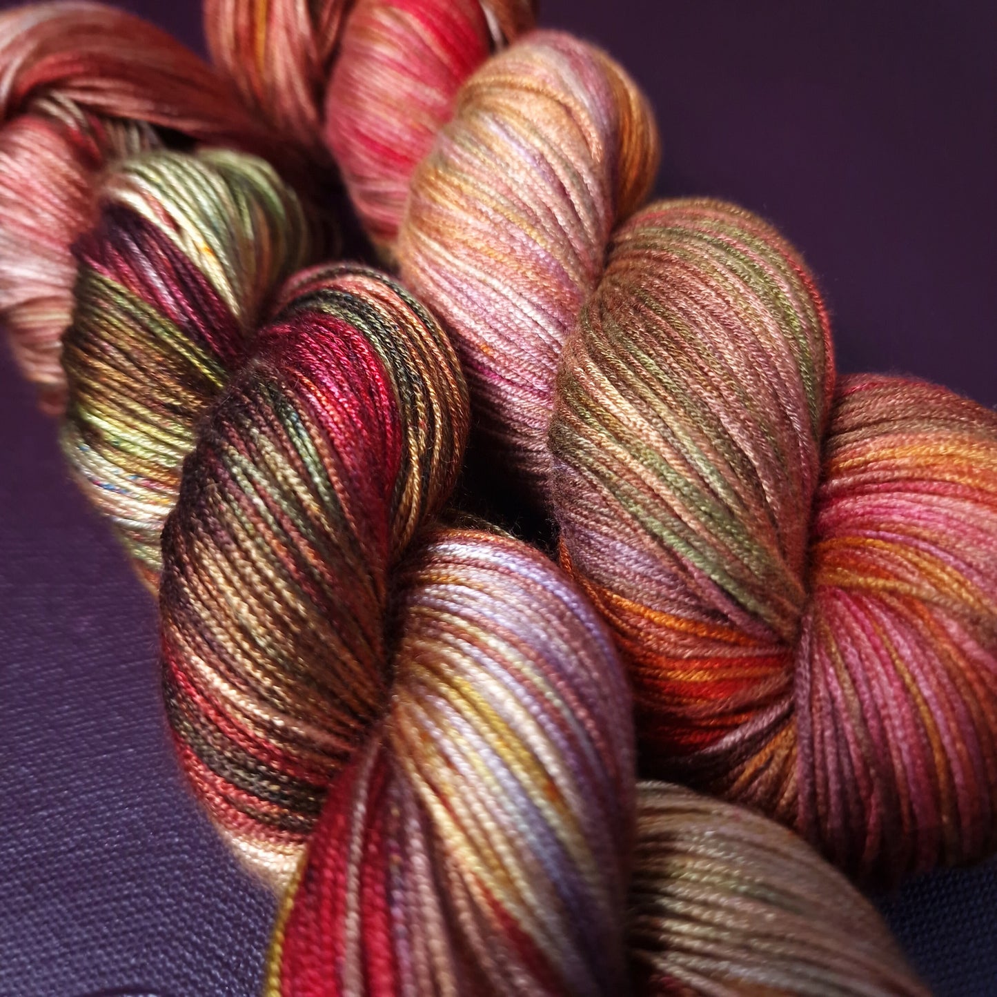 Hand dyed yarn ~ Claude M. Collection ~ Peaches ***Dyed to order ~ fingering / DK weight tencel OR bamboo yarn, vegan